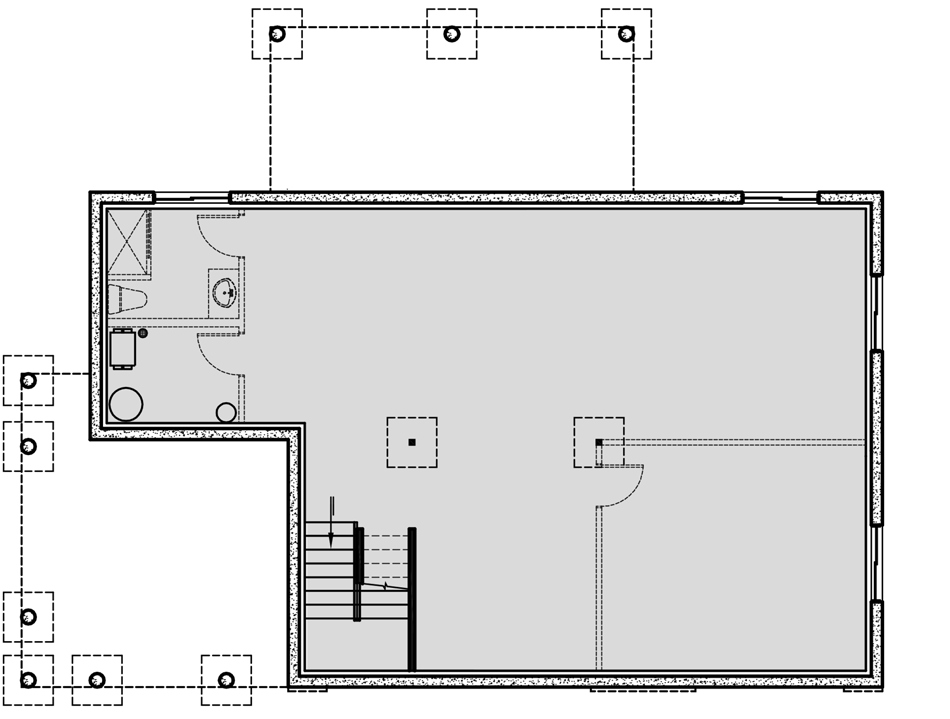 Unfinished Lower Level