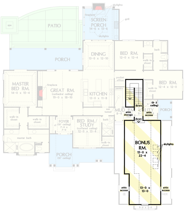 Optionally Finished Bonus Room