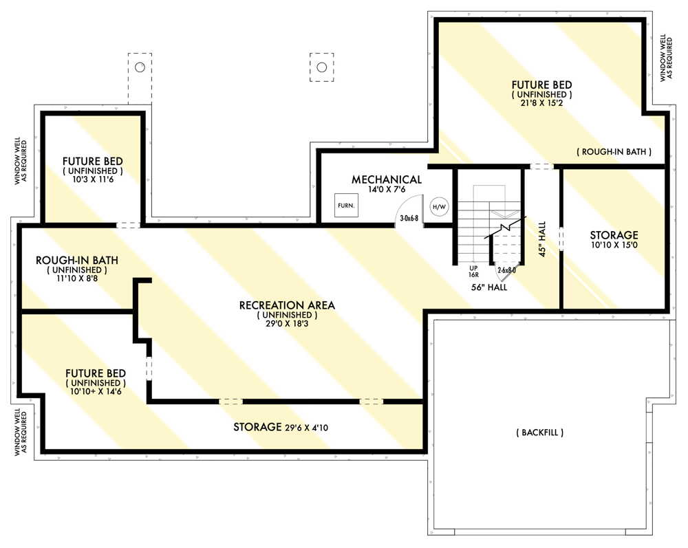 Optionally Finished Lower Level