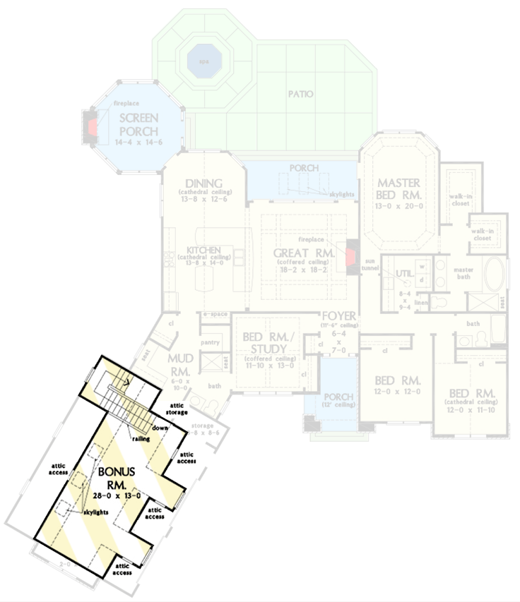 Optionally Finished Bonus Room