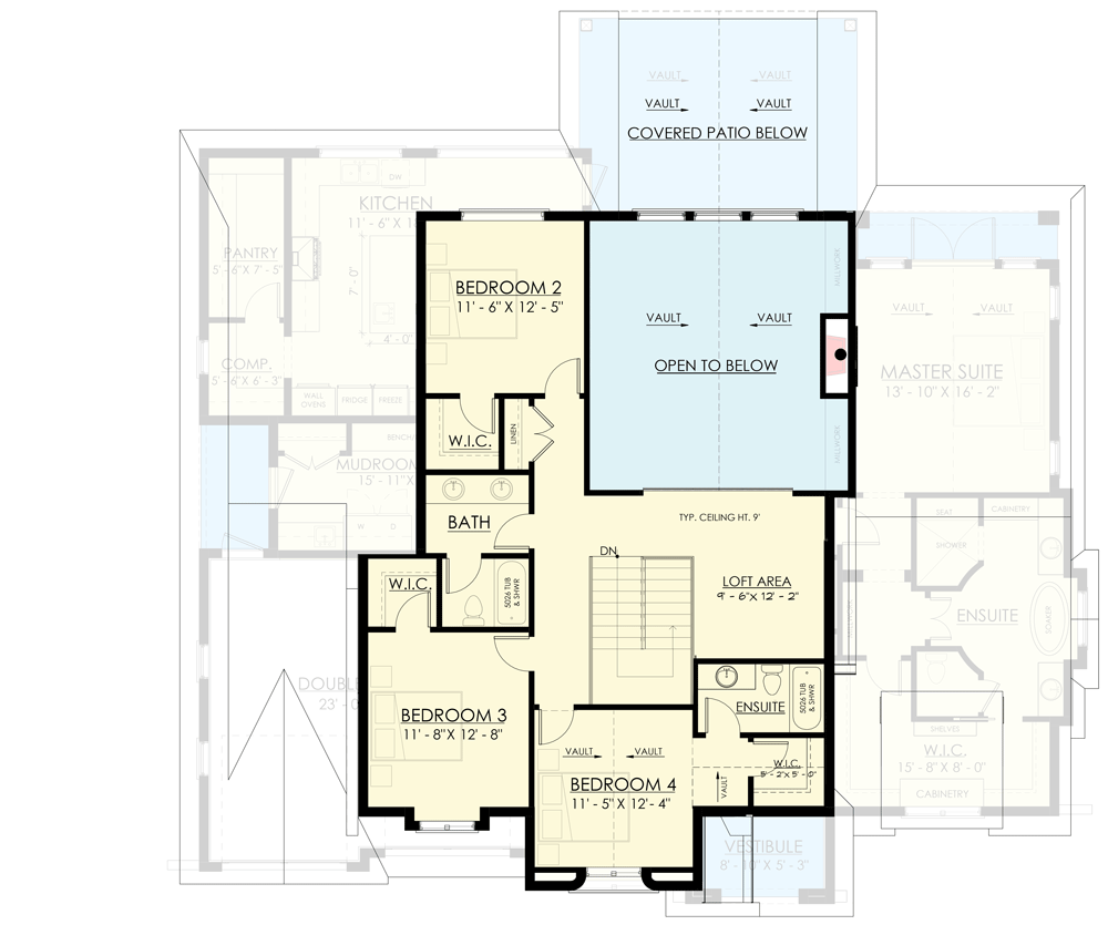 2nd Floor - 4th Bedroom w/ Ensuite Option ($ Paid Option)