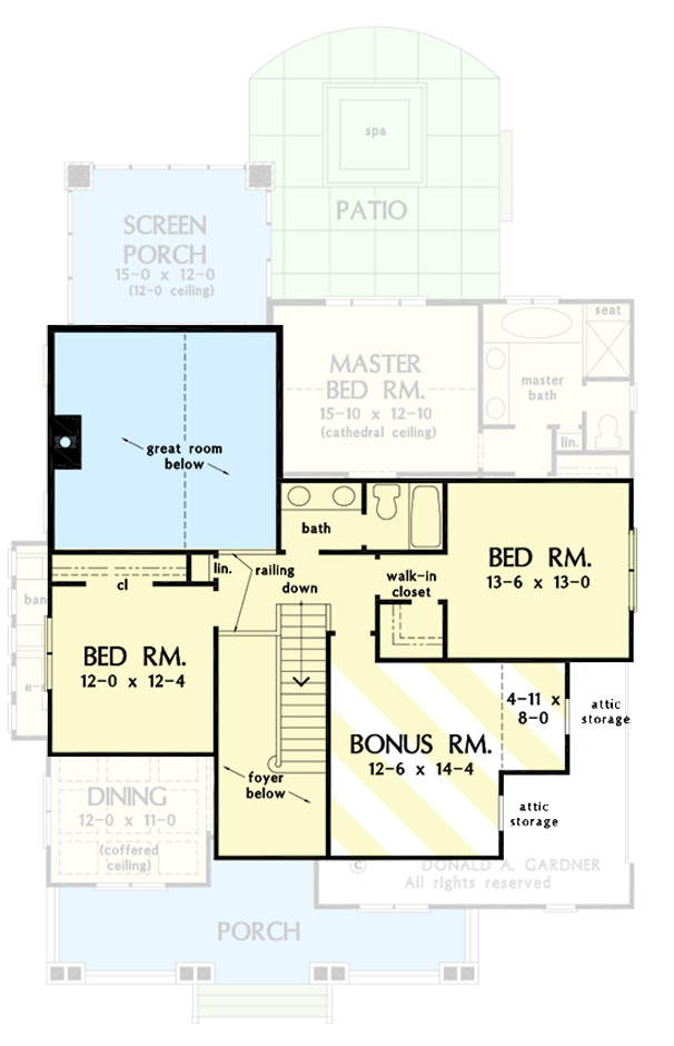 Second Level with Bonus Room