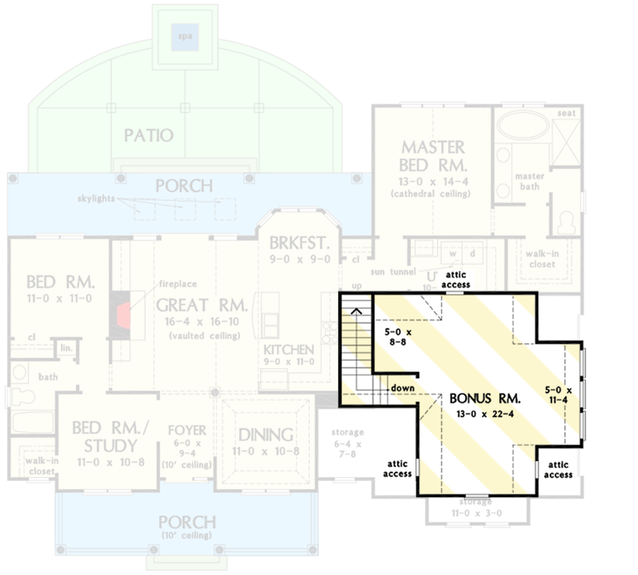 Optionally Finished Bonus Room