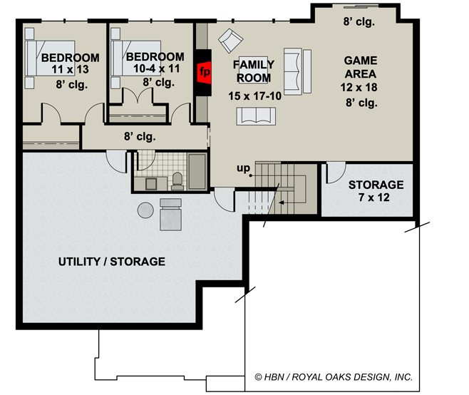 Optional Finished Lower Level (+$400)
