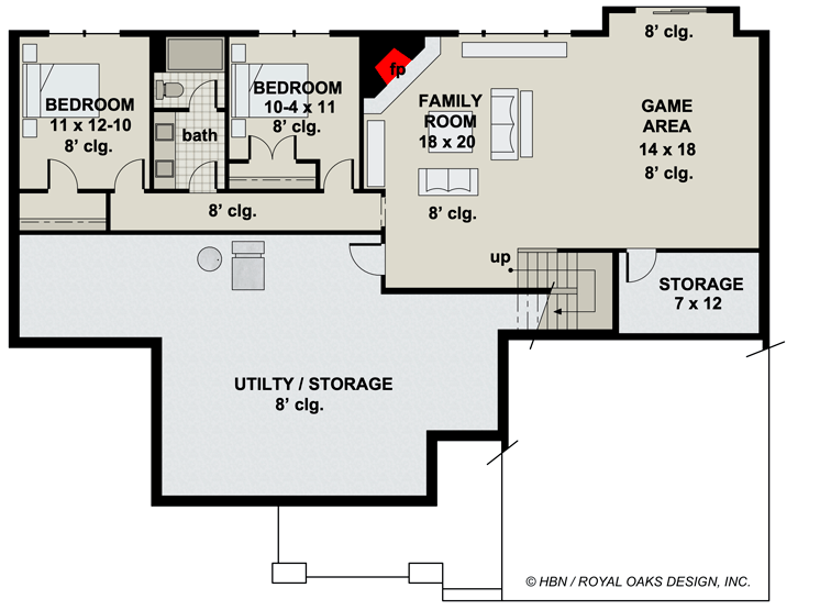 Optional Finished Lower Level (+$400)