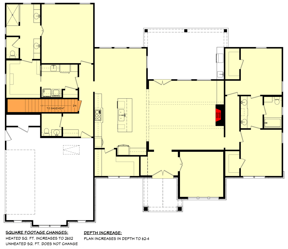 Main Level - Basement Stair Location