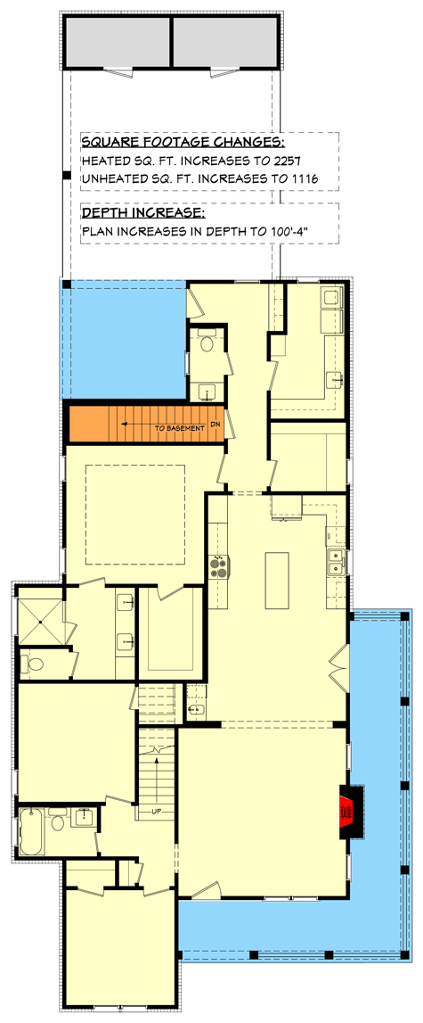 Main Level - Basement Stair Location