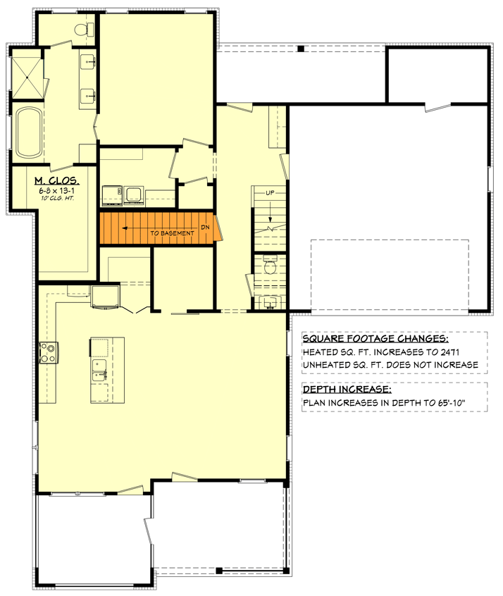 Main Level - Basement Stair Location