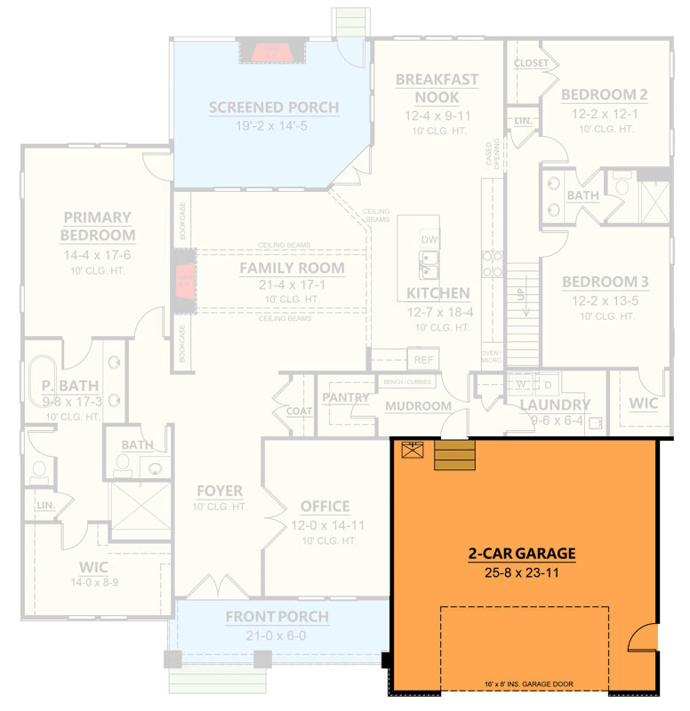Front-Entry Garage Option (+$295)