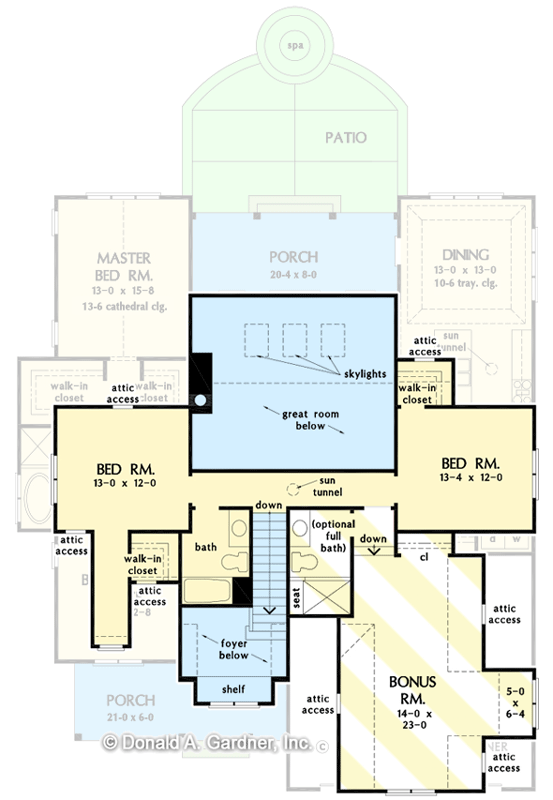 Second Level with Bonus Room