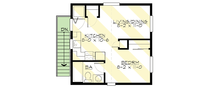 Detached Garage/ADU - Upper Level (Optionally Finished)