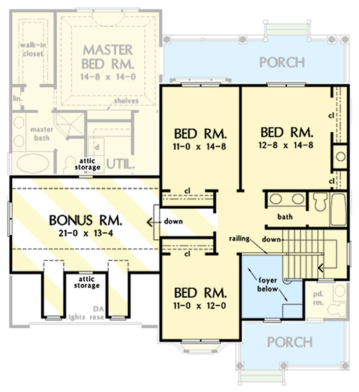 Second Level with Bonus Room