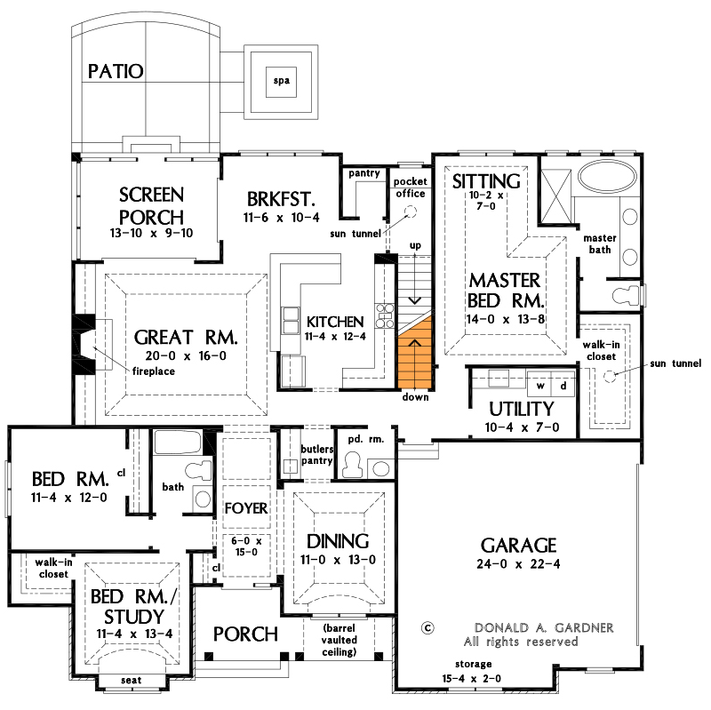 Main Floor - Basement Version