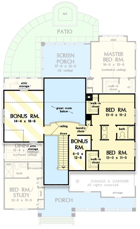 Second Level with Bonus Rooms