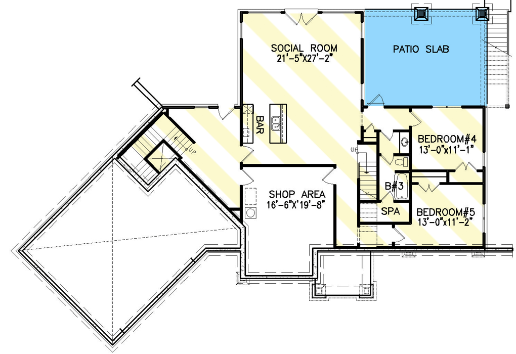 Optionally Finished Basement