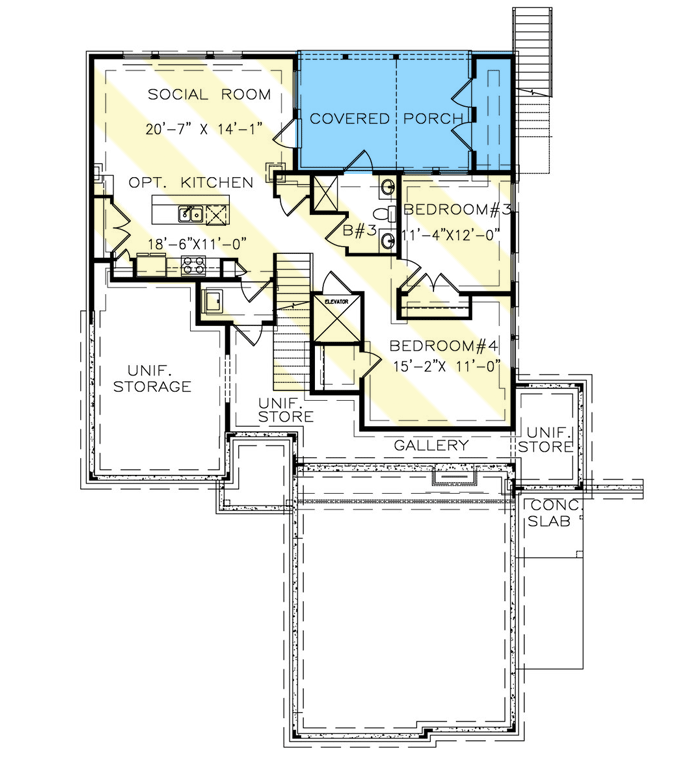 Optional Finished Walkout Basement
