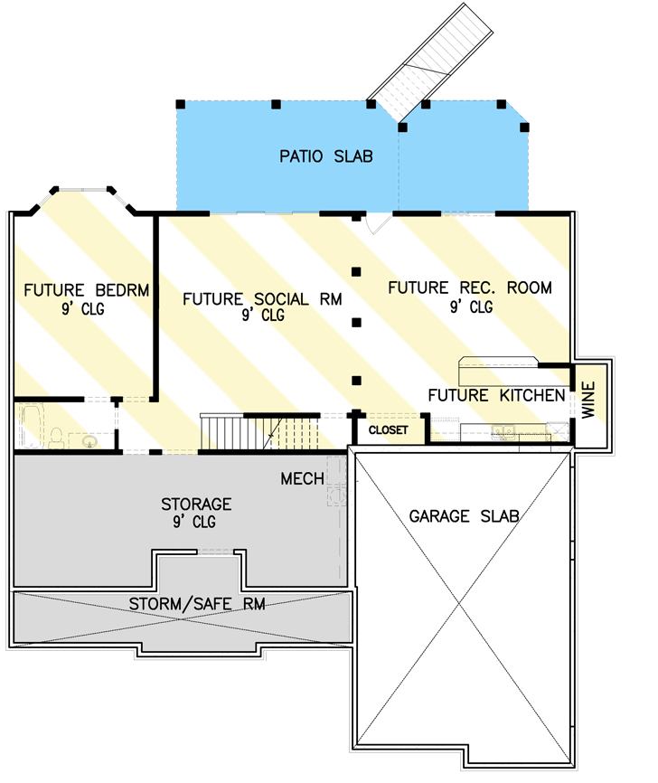 Optionally Finished Lower Level