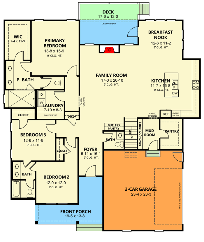 Main Level - Side Entry Garage Option (+$295)