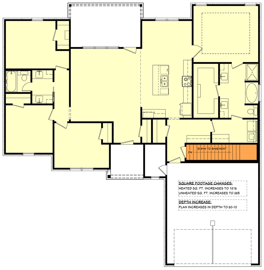 Main Level - Basement Stairs Location