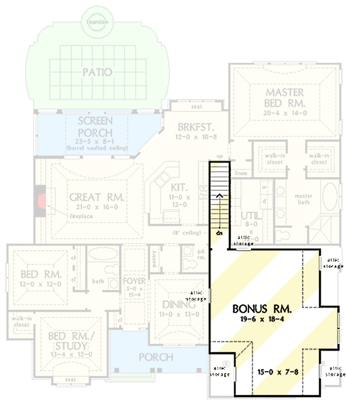 Bonus Room Above Garage