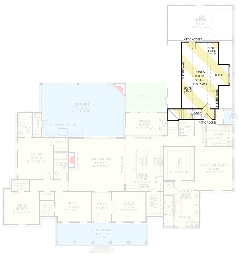 Optionally Finished Bonus Room