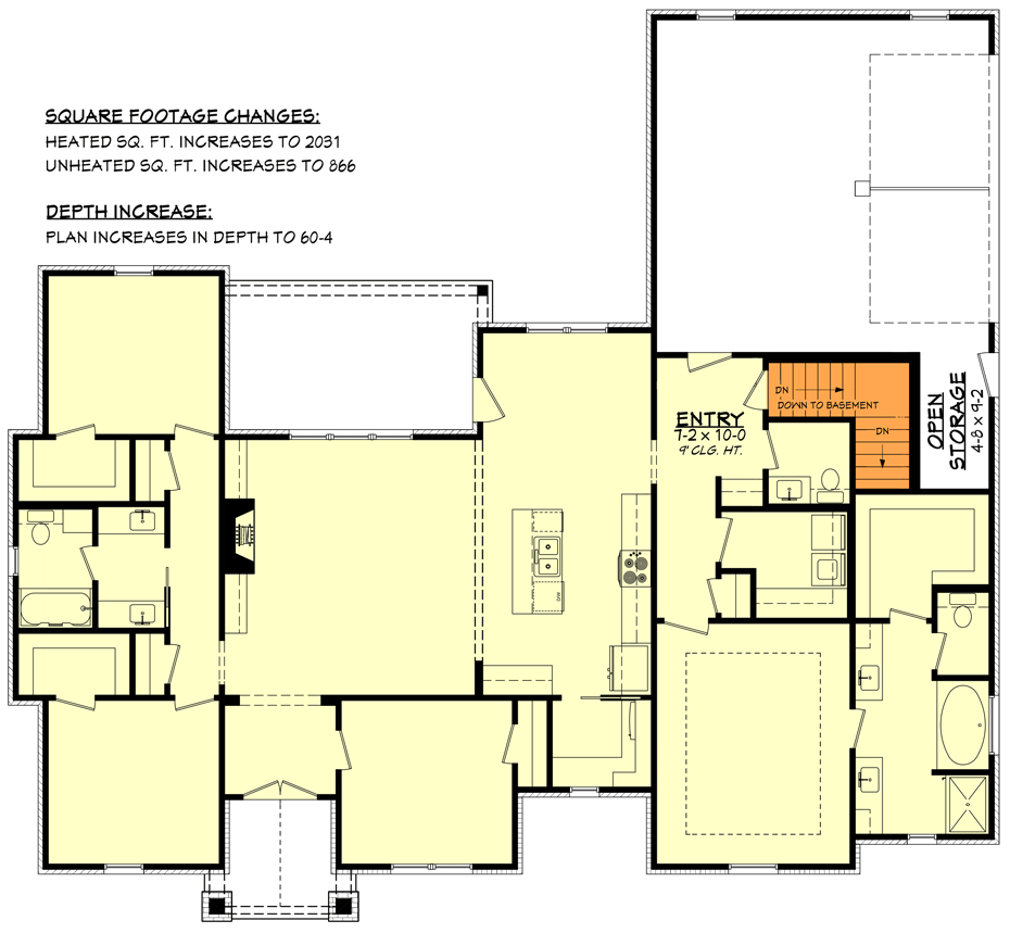 Main Level - Basement Stair Location