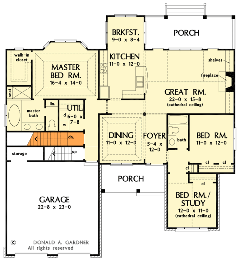 Main Floor - Basement Stairs Locations