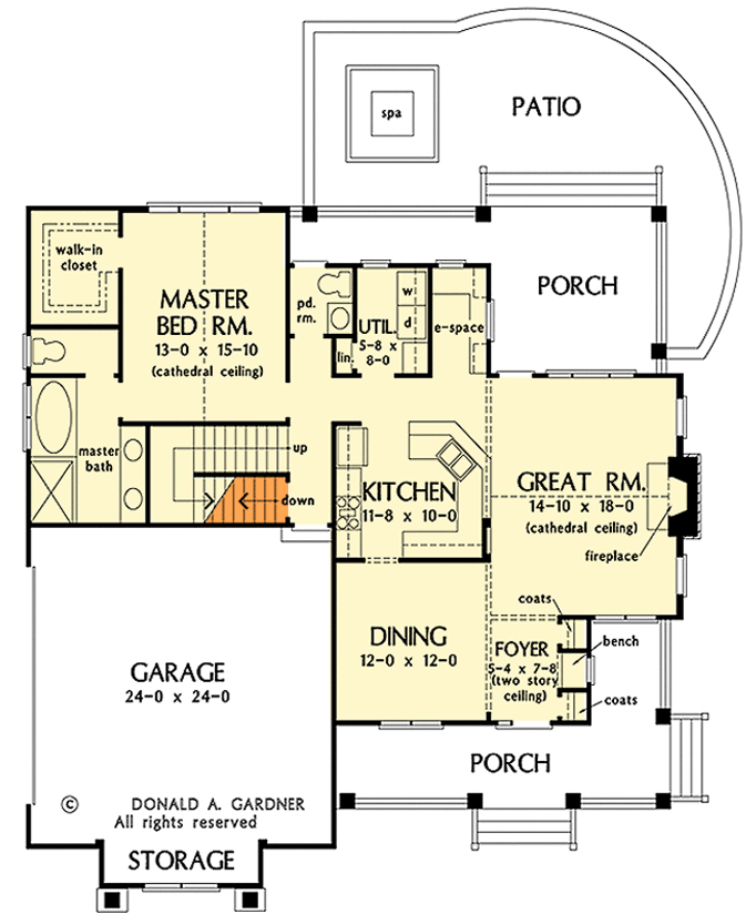 Main Level - Basement Stairs Location