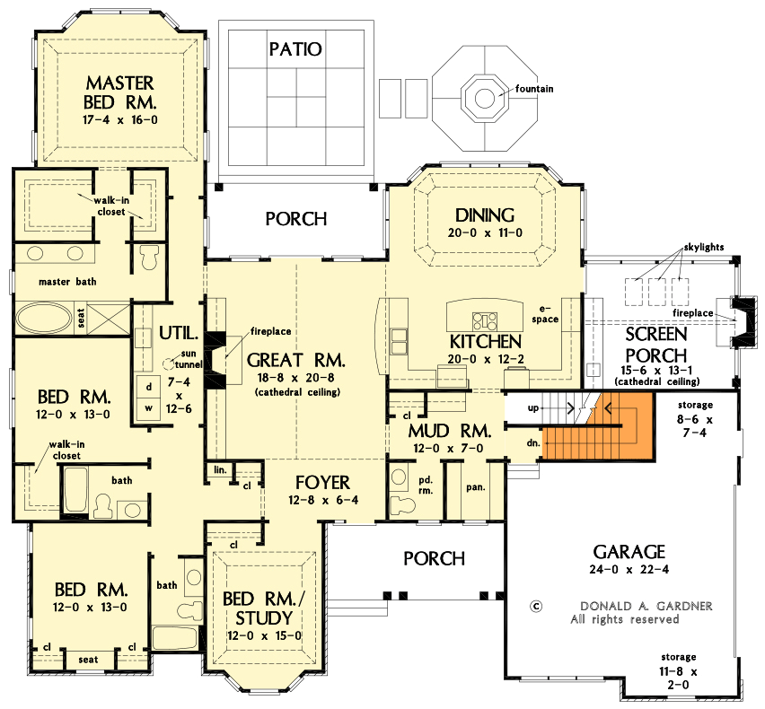 Main Level - Basement Stairs Location