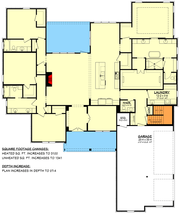 Main Level - Basement Stair Location