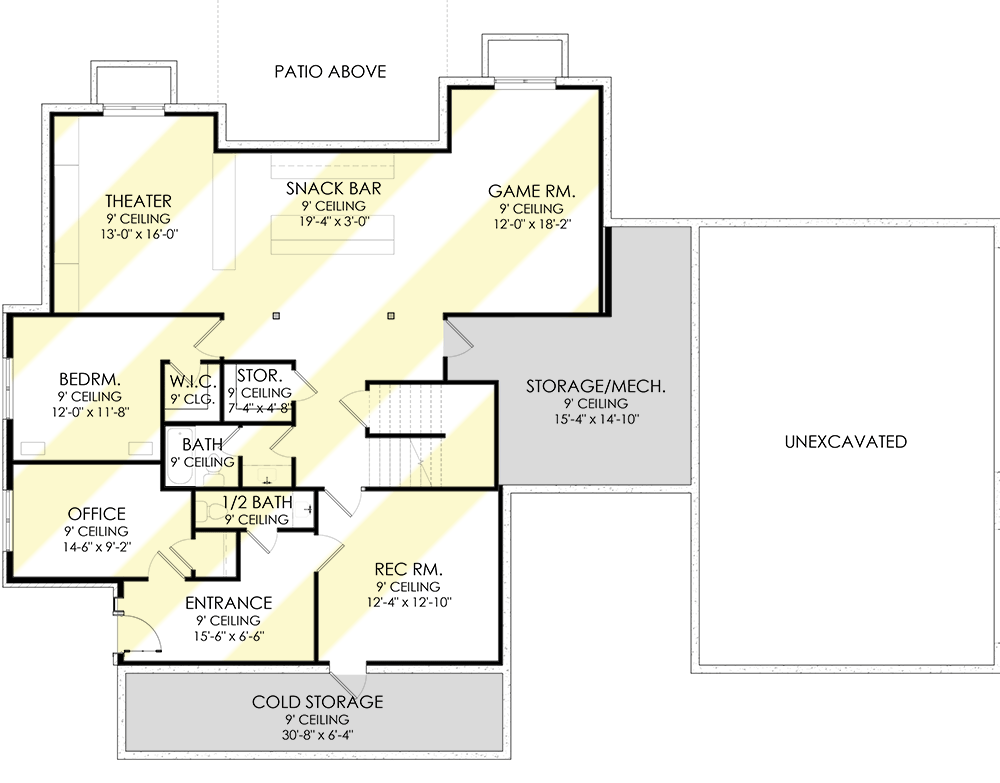 Optionally Finished Lower Level