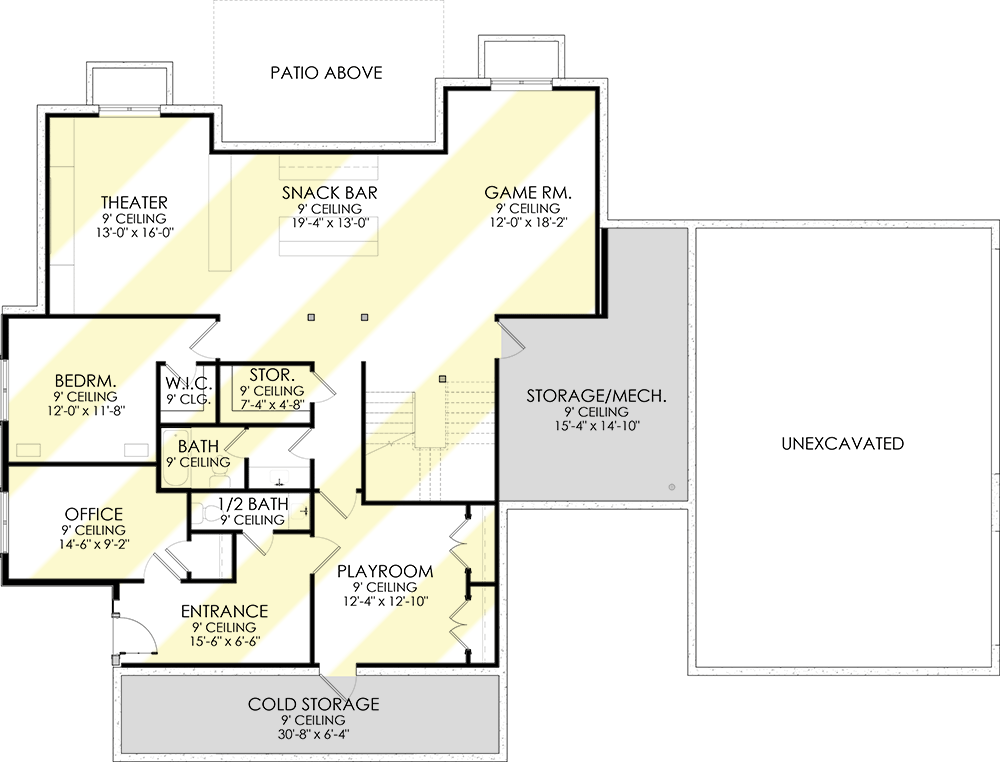 Optionally Finished Lower Level