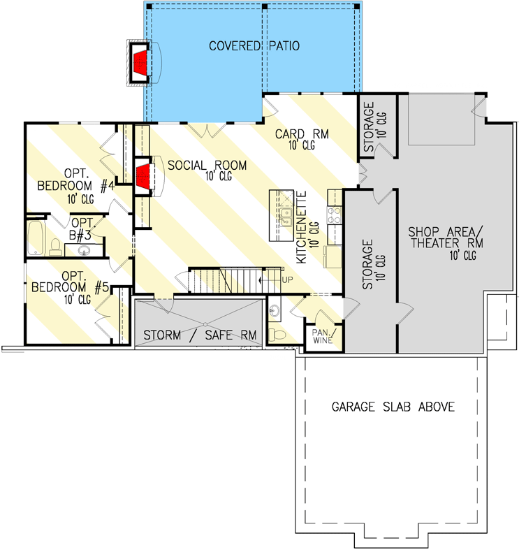 Optionally Finished Lower Level