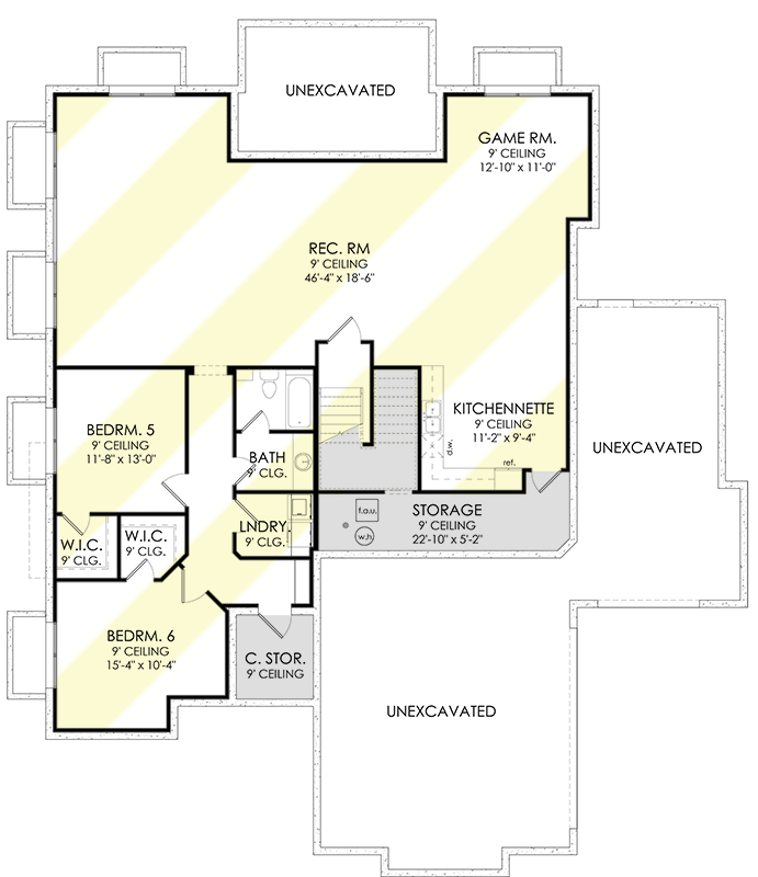 Optionally Finished Lower Level