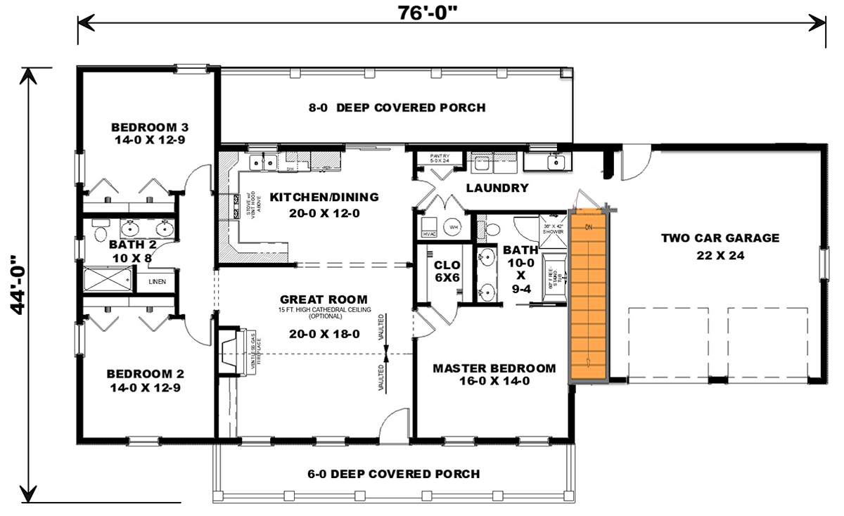 Basement Stair Location