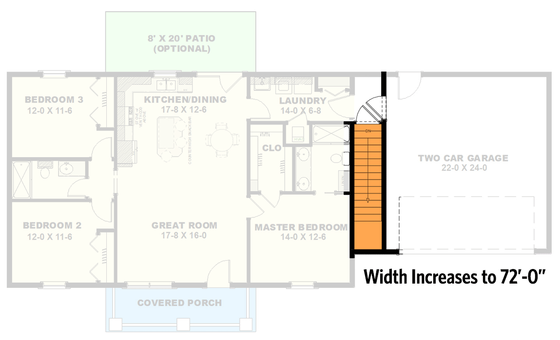 Basement Stairs Location