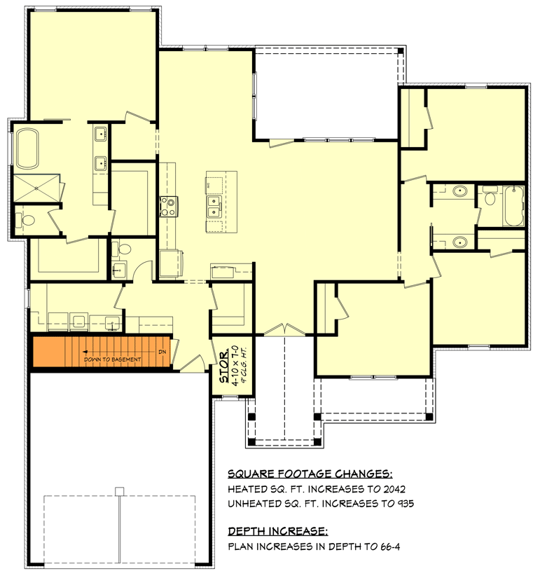 Main Level - Basement Stair Location