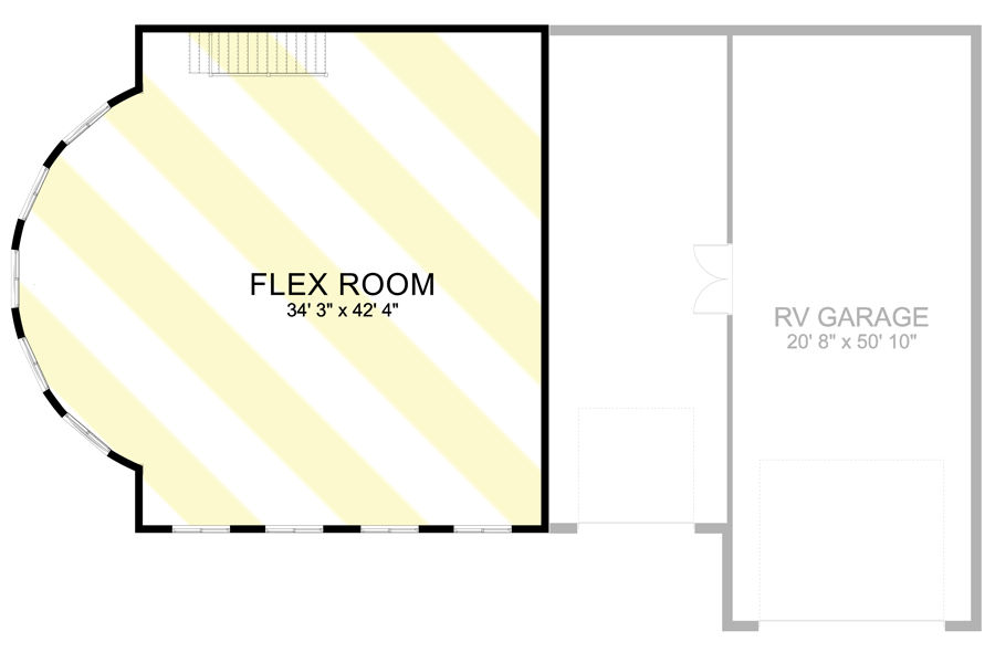 Optionally Finished Upper Level