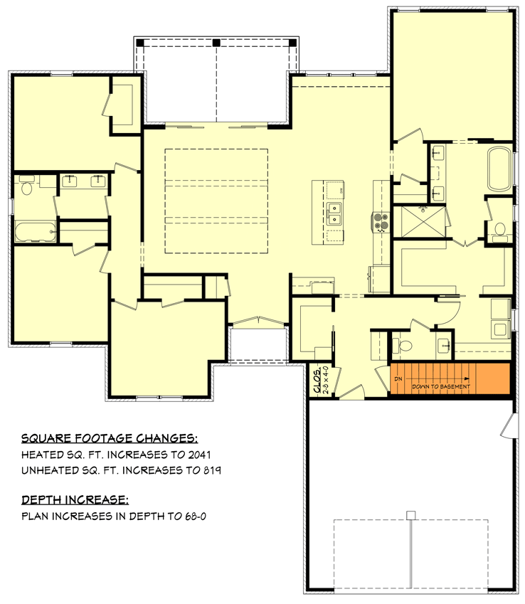 Main Level - Basement Stair Location 