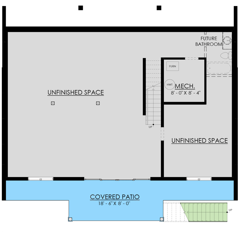 Lower Level - Walkout Foundation Option
