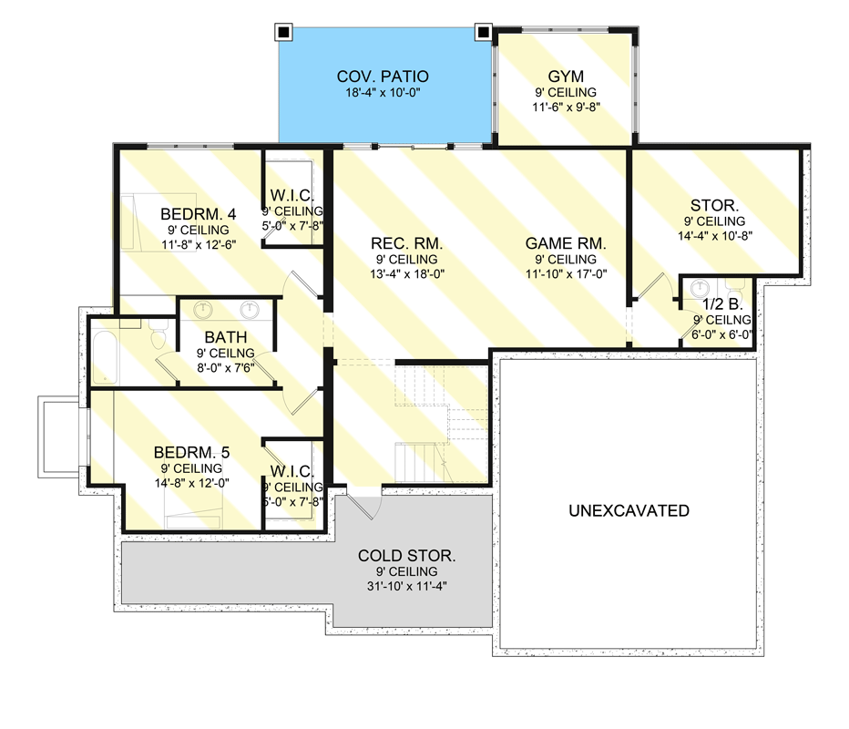 Optional Walkout Foundation