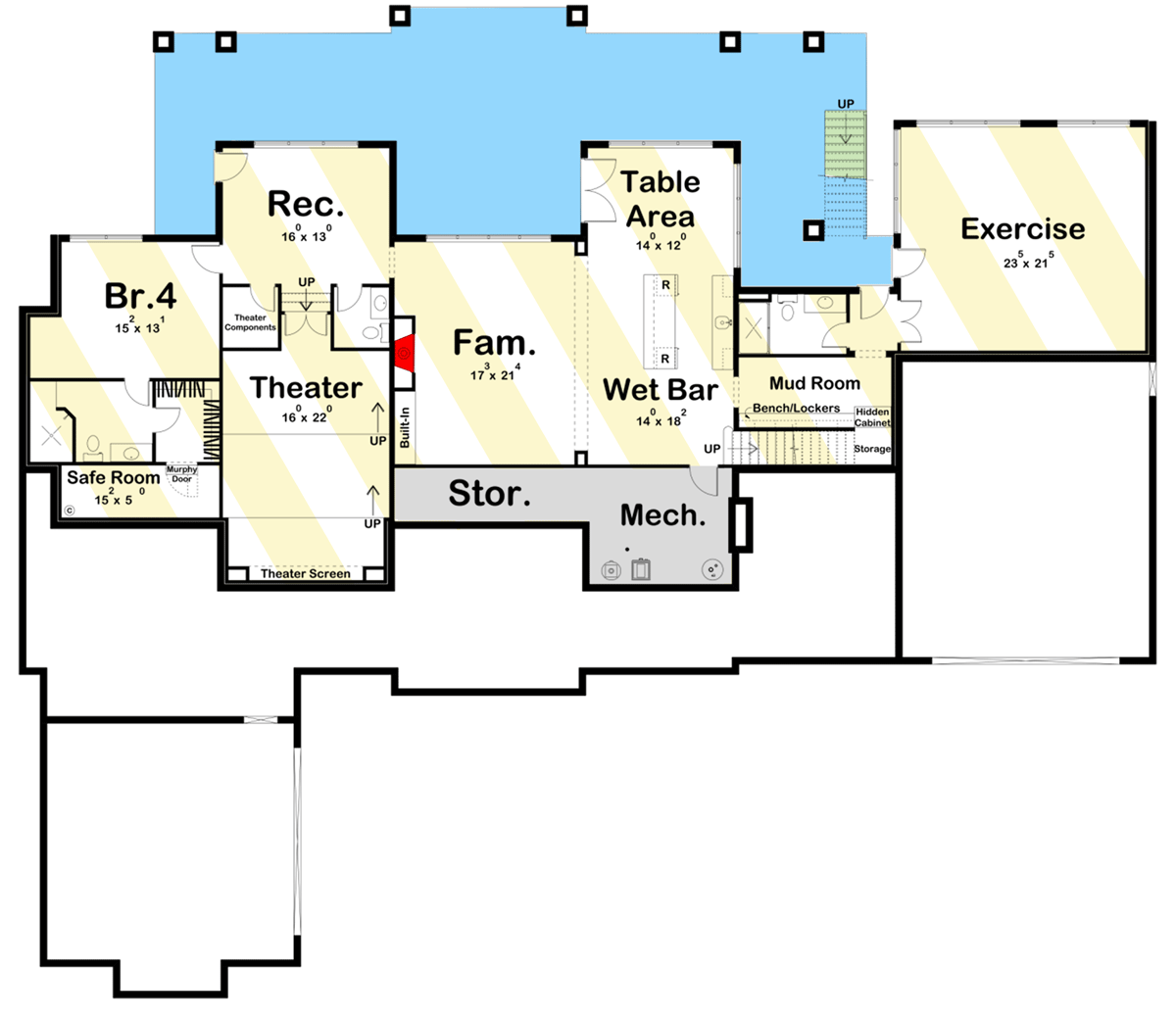 Optional Lower Level Layout ($ Paid Option)