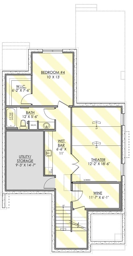 Optionally Finished Lower Level