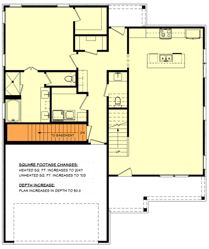 Main Level - Basement Stair Location