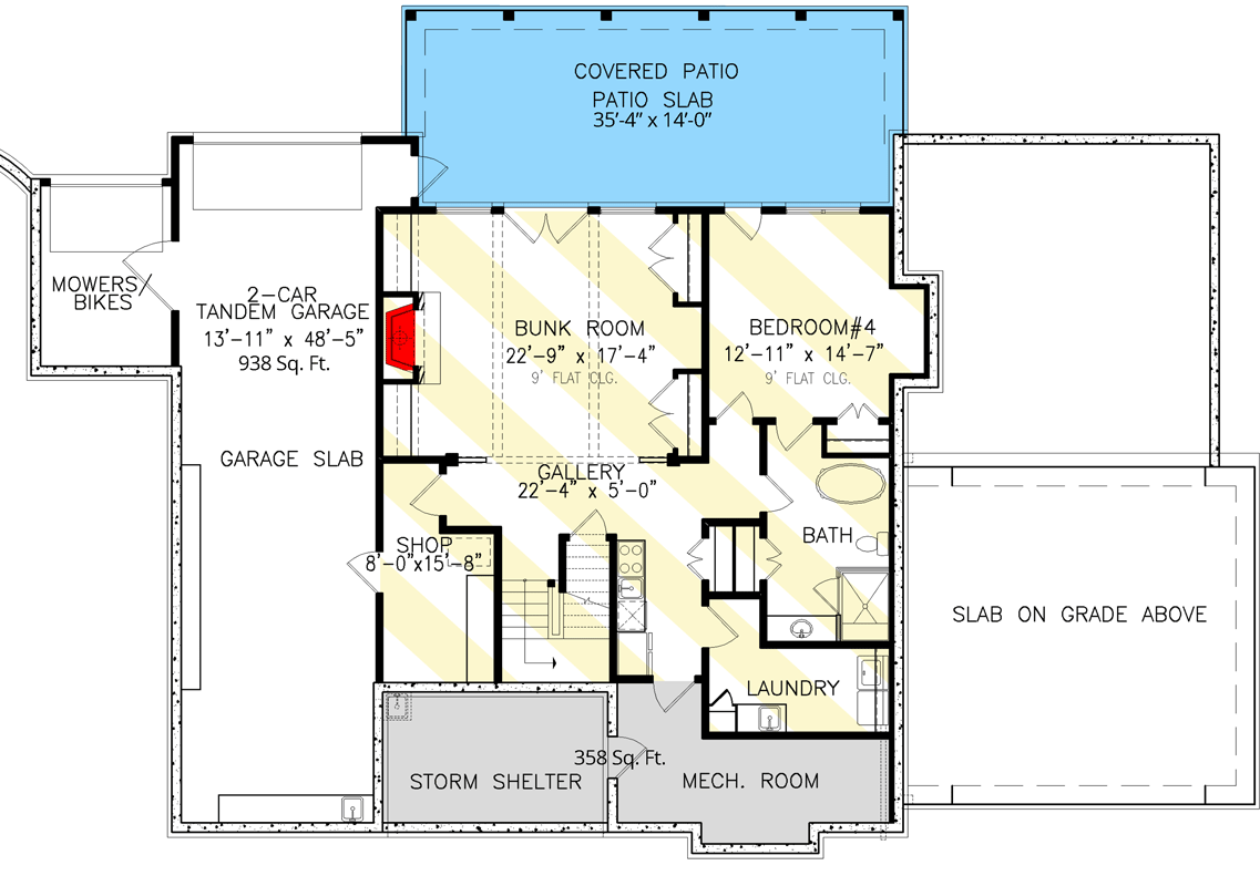Optionally Finished Lower Level