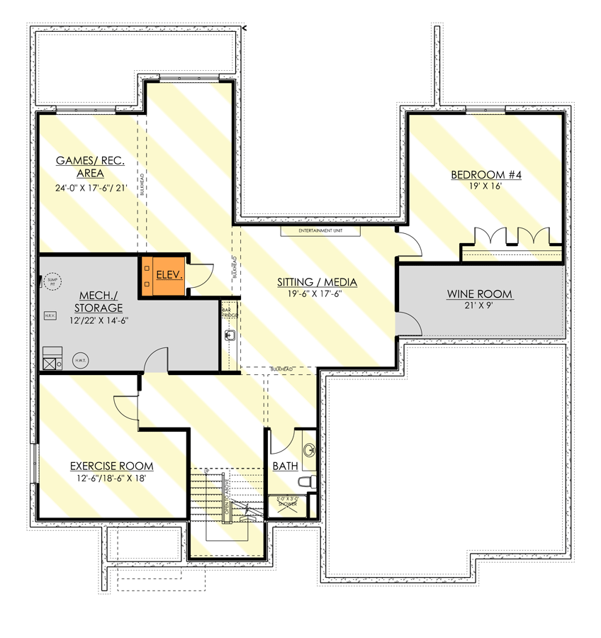 Optionally Finished Lower Level