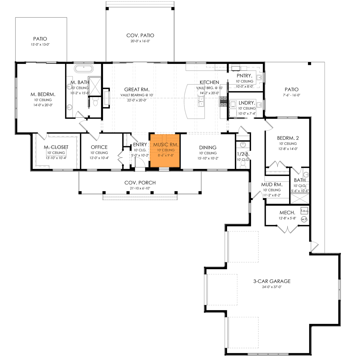 Optional Crawl/Slab Main Level