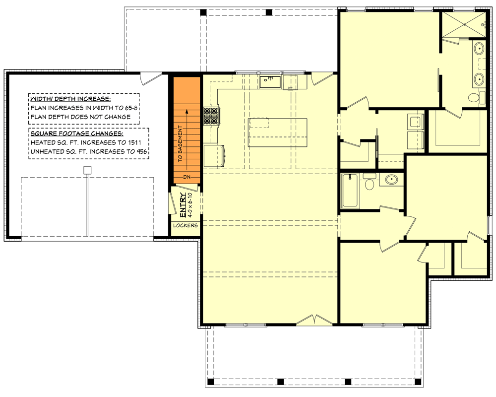 Main Level - Basement Stair Location
