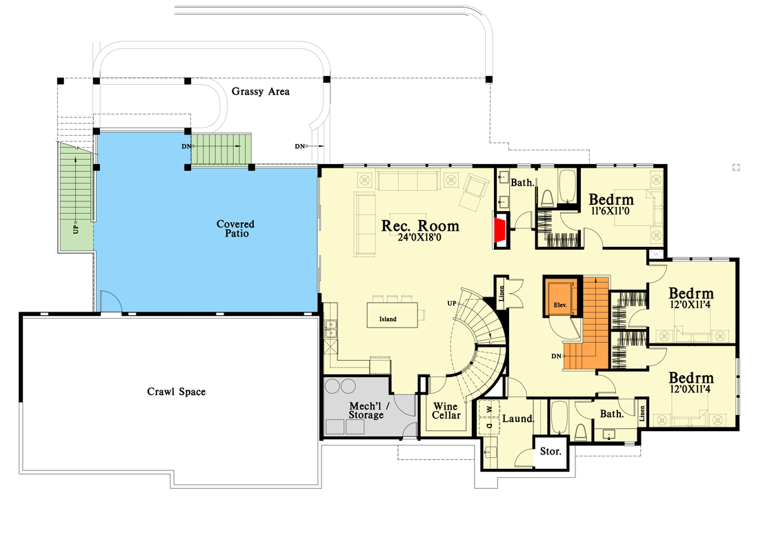 Mid-Level Floor Plan