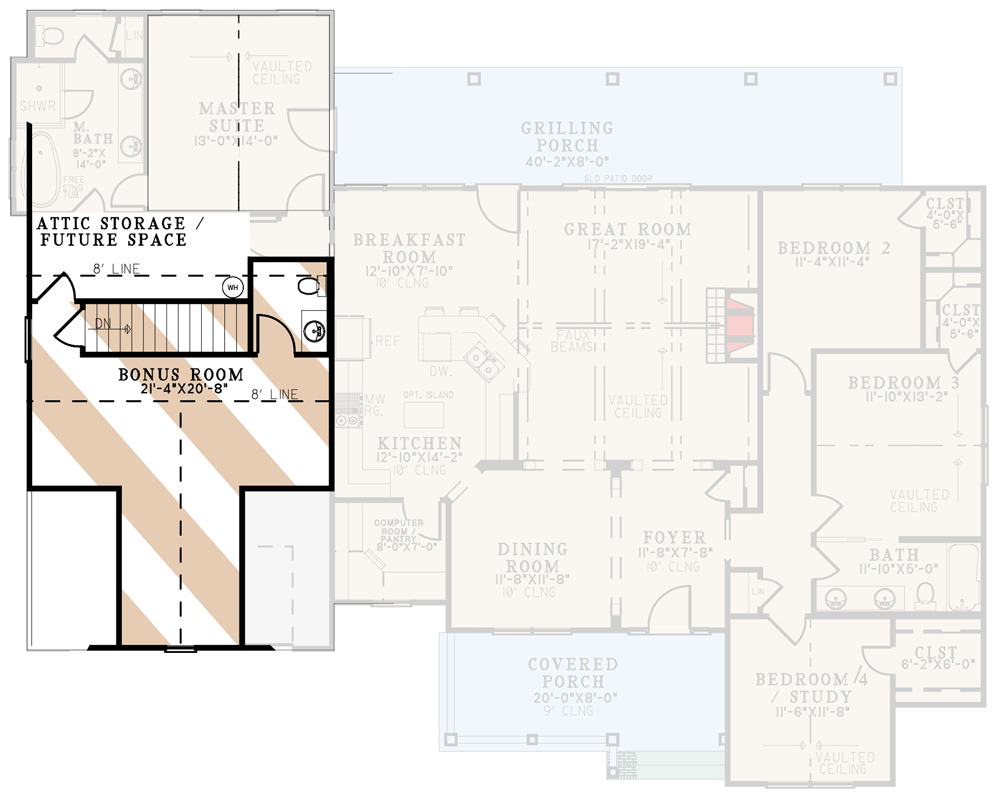 Optionally Finished Bonus Room